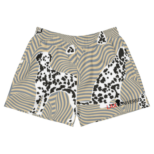 LAXUNIVERSE DALMATIAN Women’s Athletic Shorts