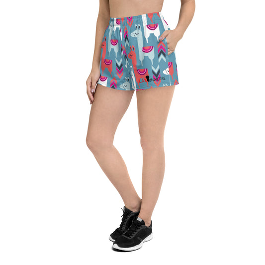 LAXUNIVERSE LLAM Women’s Recycled Athletic Shorts