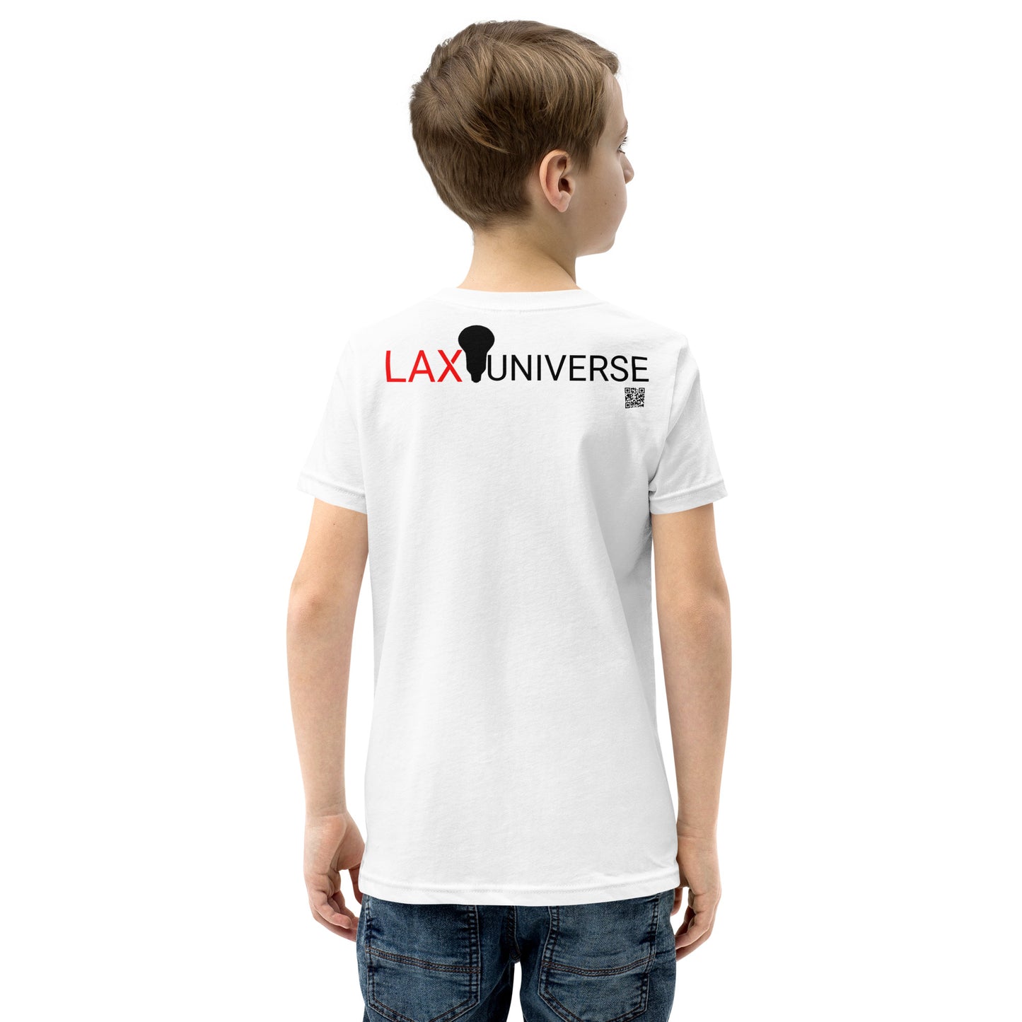 LAXUNIVERSE "Red Spider "Youth Short Sleeve T-Shirt