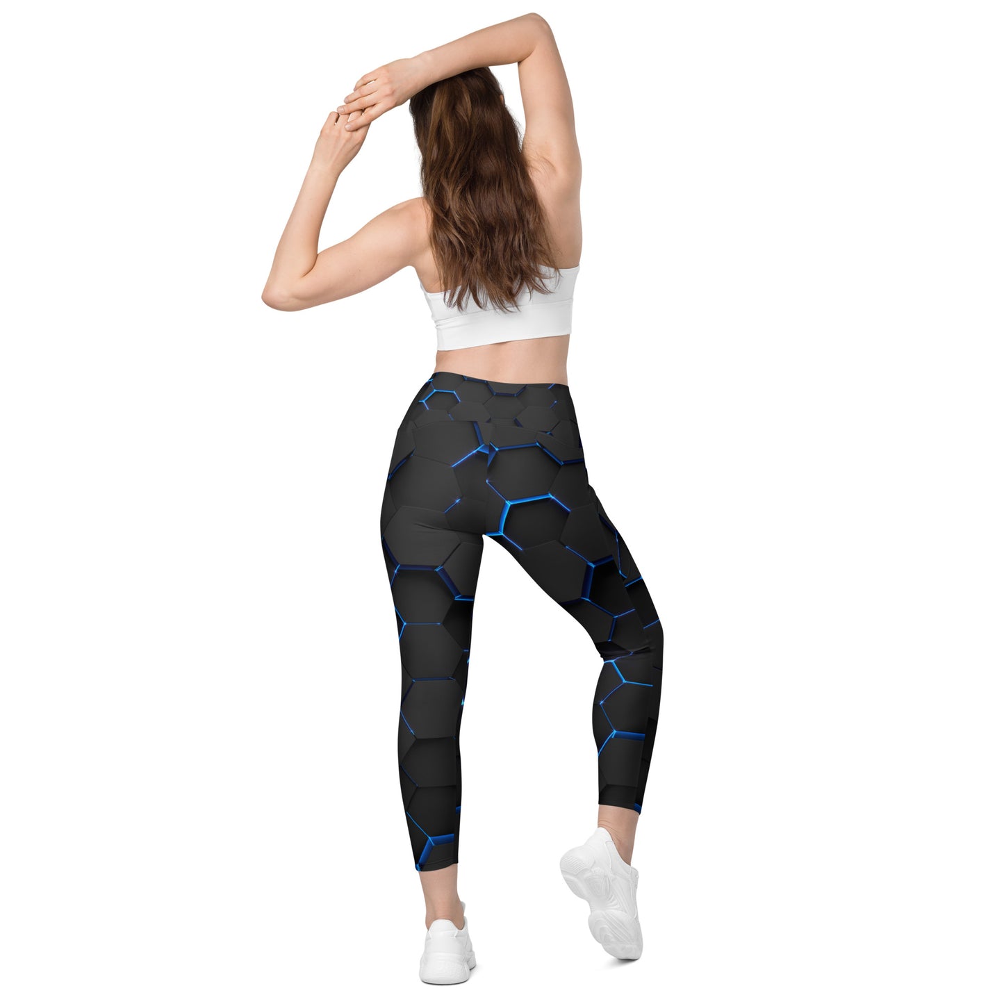 LAXUNIVERSE EX Crossover leggings with pockets