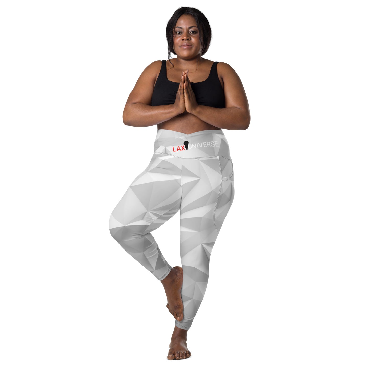 LAXUNIVERSE Xi Crossover leggings with pockets