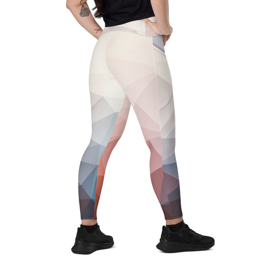 LAXUNIVERSE Crossover leggings with pockets