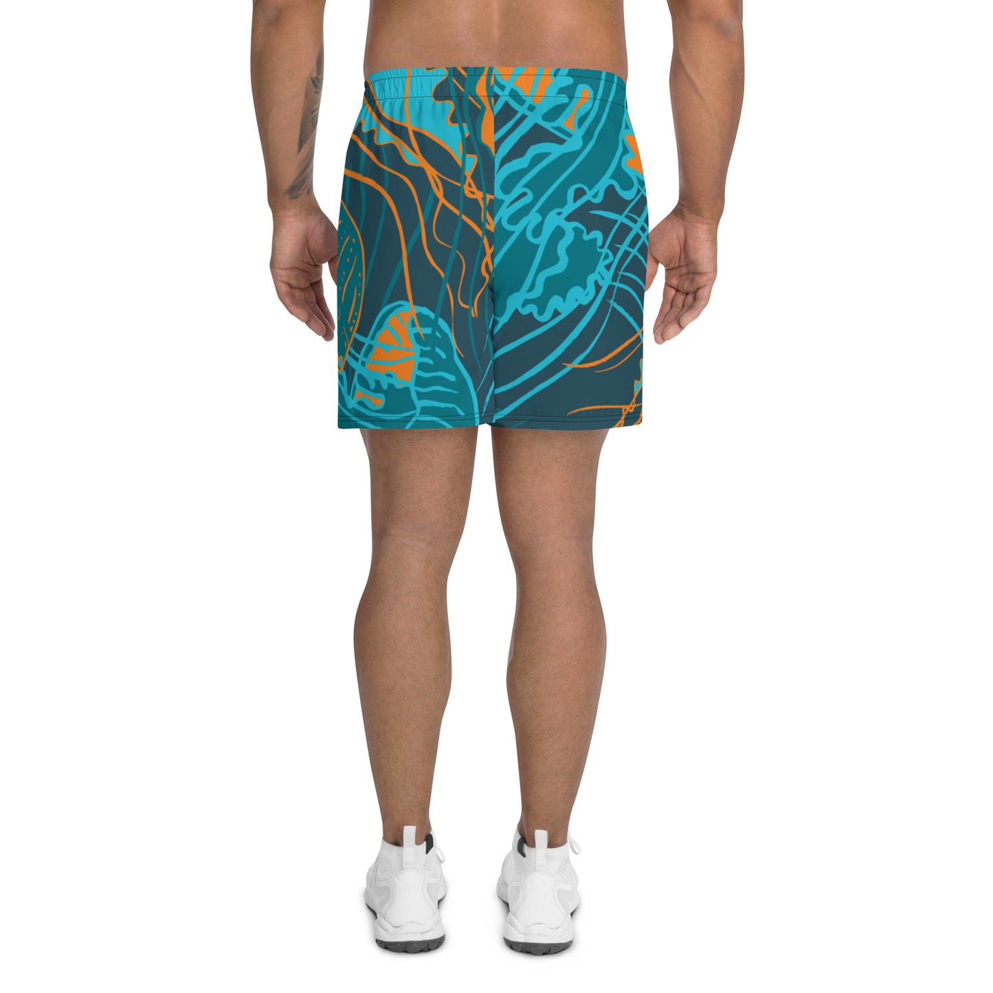 LAXUNIVERSE Jeffyfish Men's Athletic Long Shorts