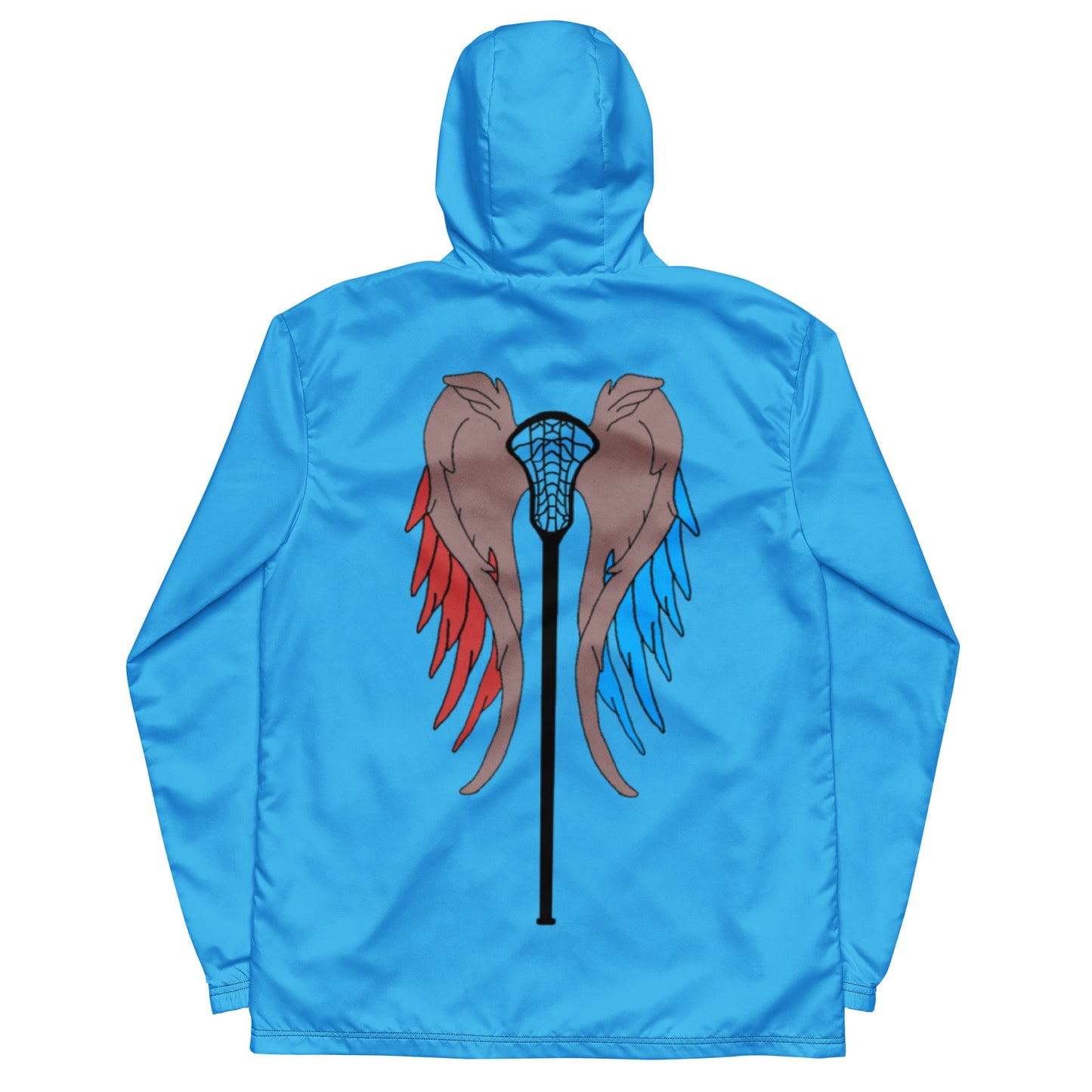 LAXUNIVERSE WINGS Deep Sky Blue Men’s windbreaker