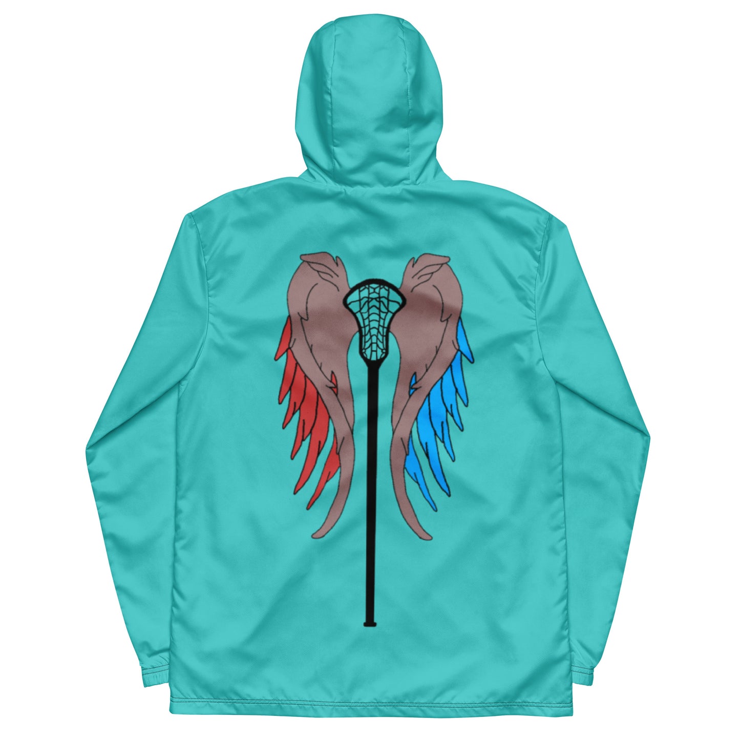LAXUNIVERSE WINGS Dark Turquoise Men’s windbreaker