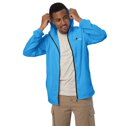 LAXUNIVERSE WINGS Deep Sky Blue Men’s windbreaker