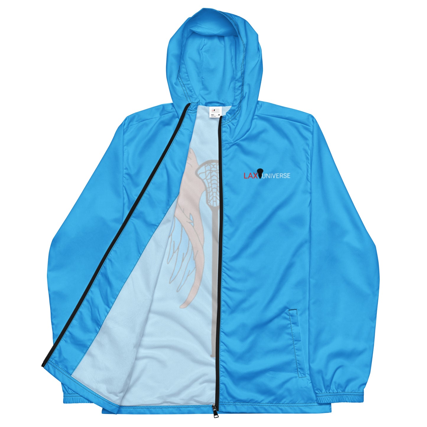 LAXUNIVERSE WINGS Deep Sky Blue Men’s windbreaker