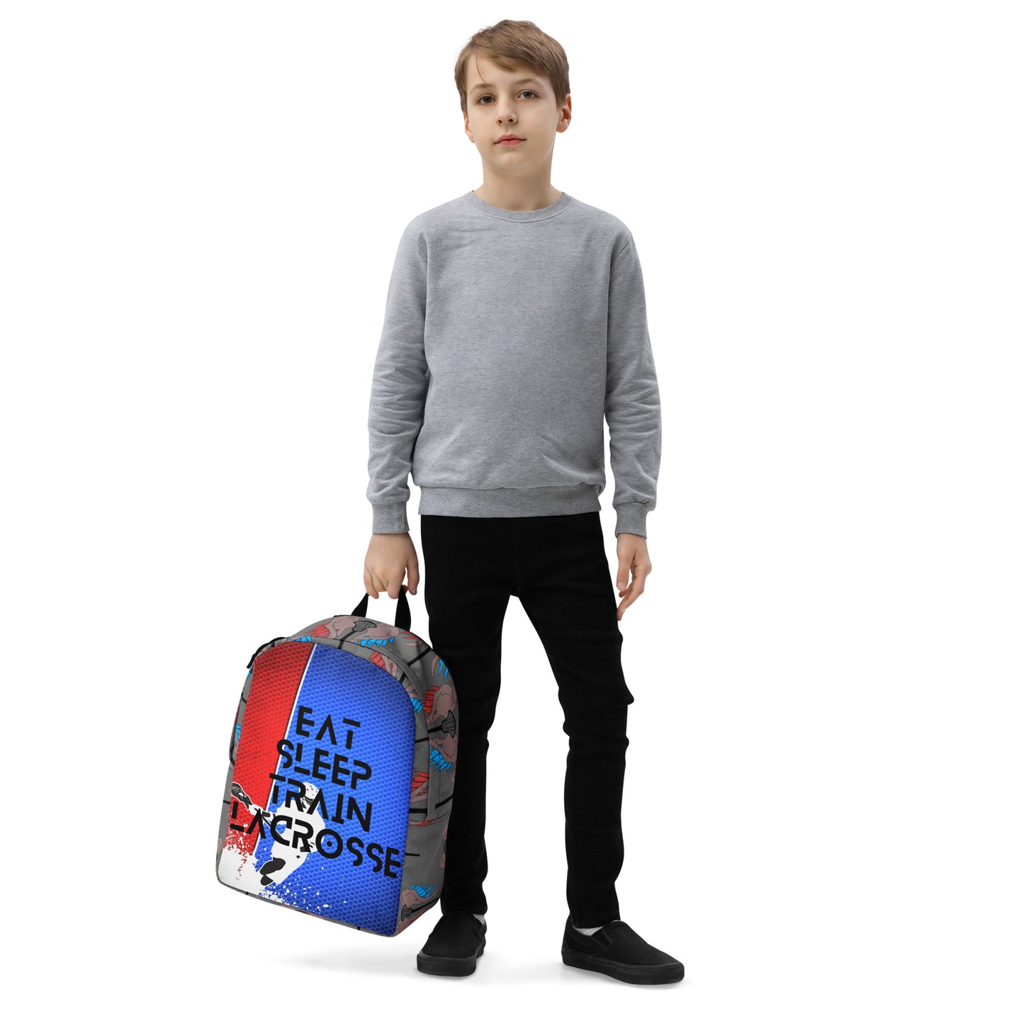 LAXWINGS Gray Minimalist Backpack