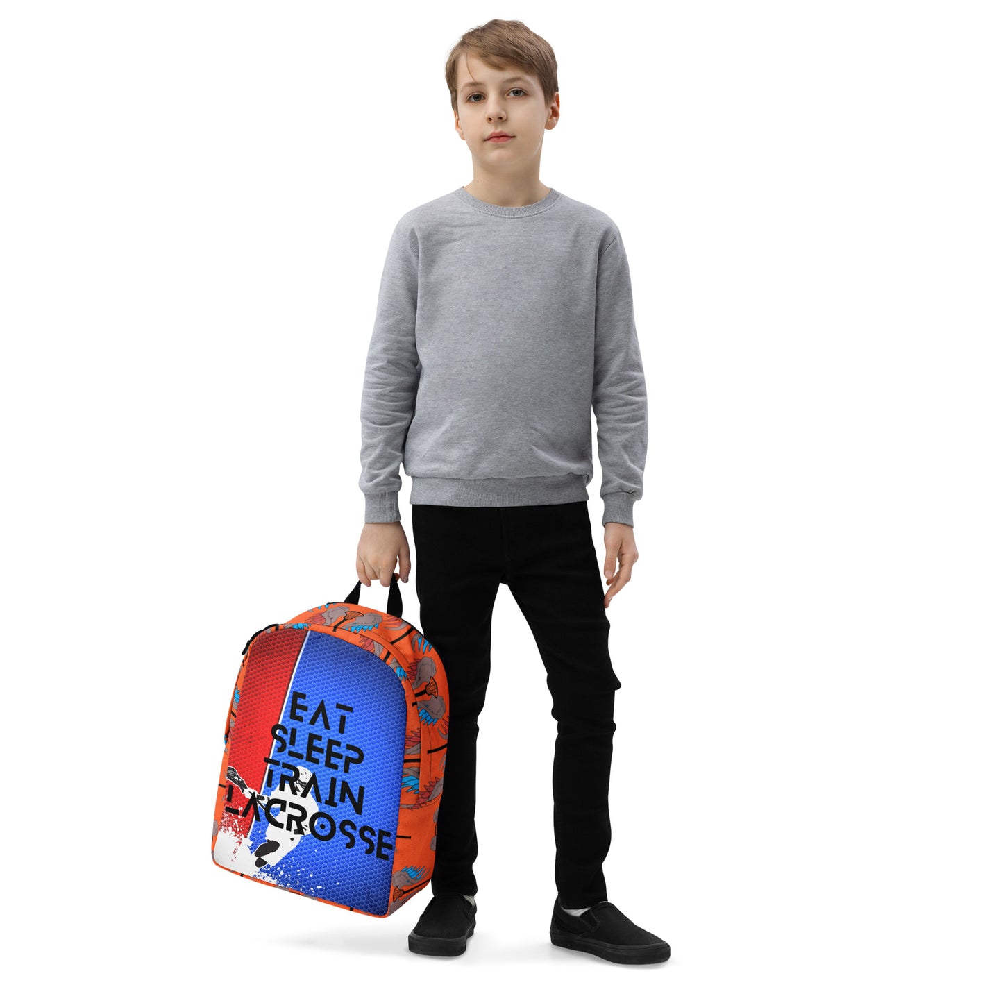 LAXWINGS Orange Minimalist Backpack