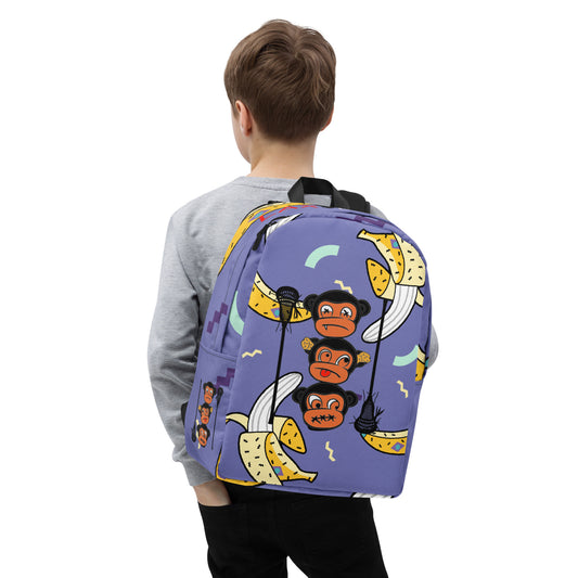 LAXUNIVERSE MONKEY Minimalist Backpack