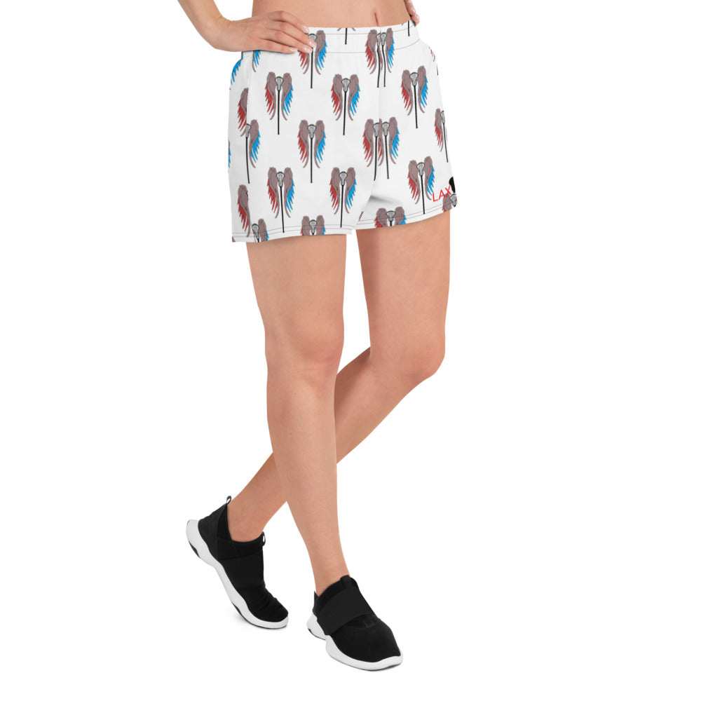 LAXUNIVERSE WINGS2 Women's Athletic Shorts