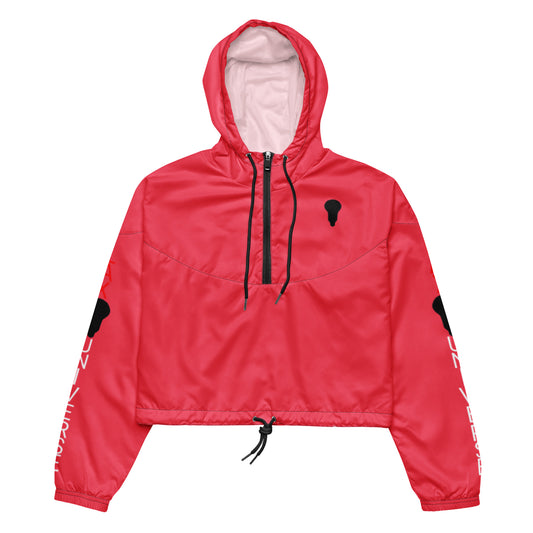 LAXUNIVERSE WINGS Radical Red Women’s cropped windbreaker
