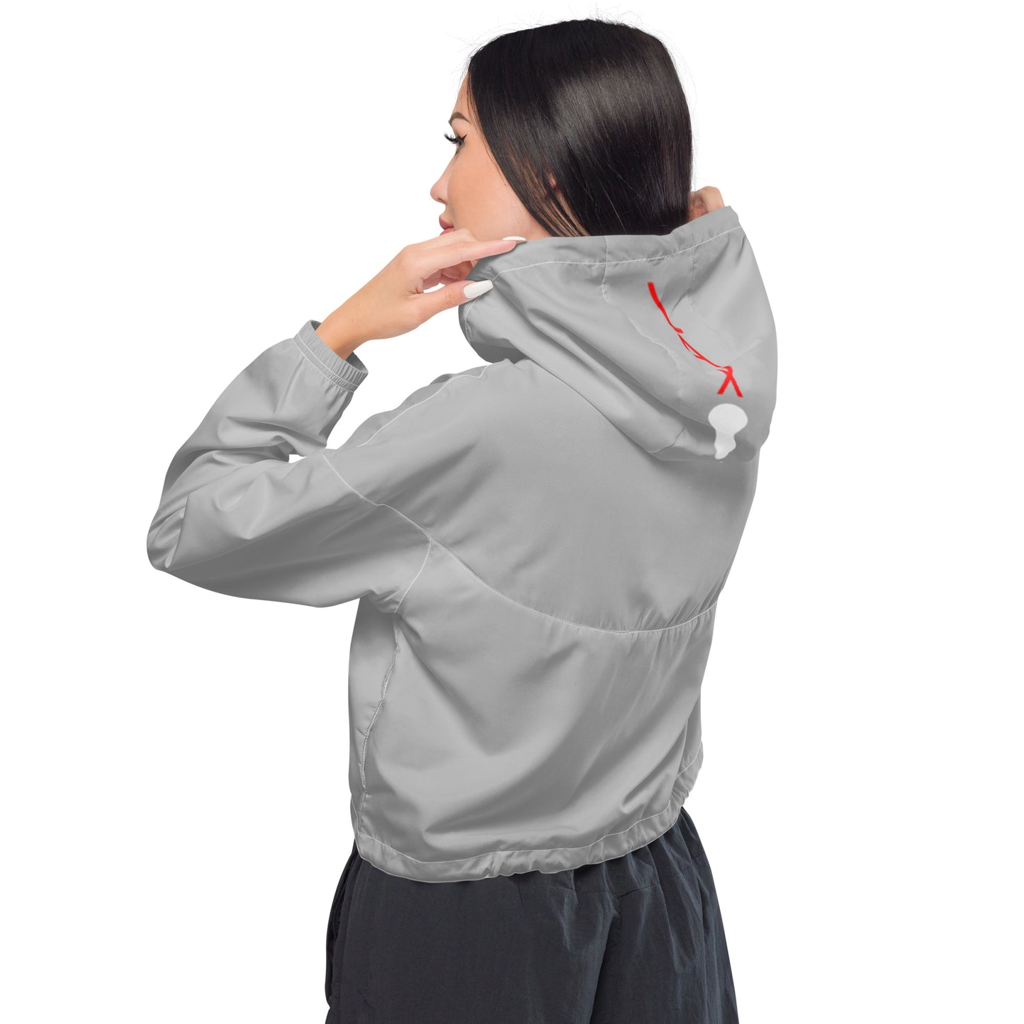 LAXUNIVERSE Women’s cropped windbreaker