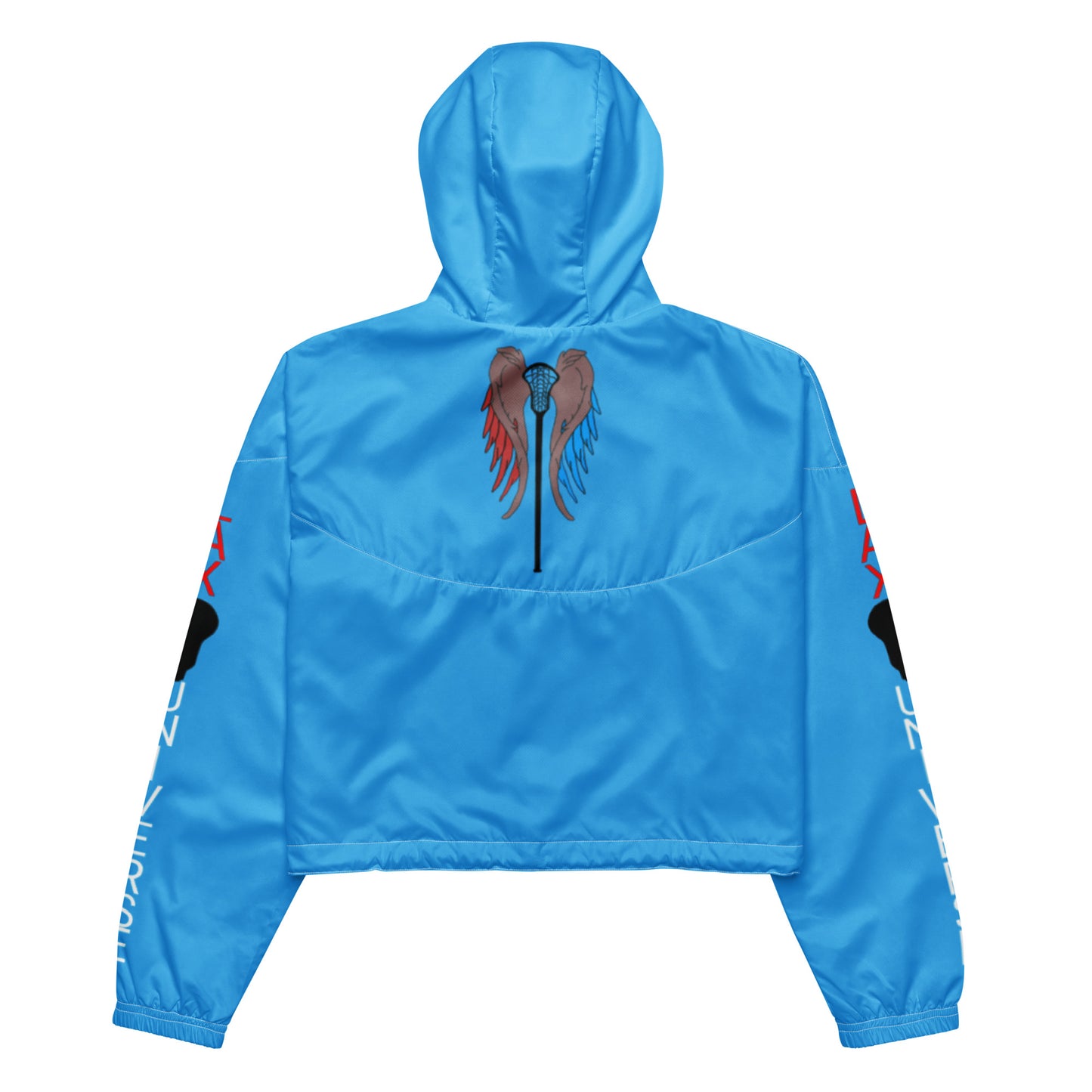 LAXUNIVERSE WINGS Deep Sky BlueWomen’s cropped windbreaker