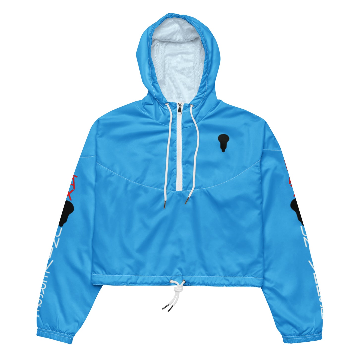 LAXUNIVERSE WINGS Deep Sky BlueWomen’s cropped windbreaker