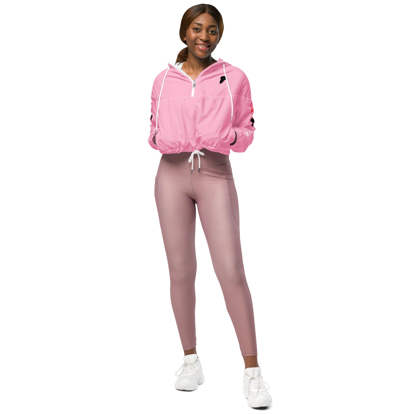 LAXUNIVERSE WINGS Cotton Candy Women’s cropped windbreaker