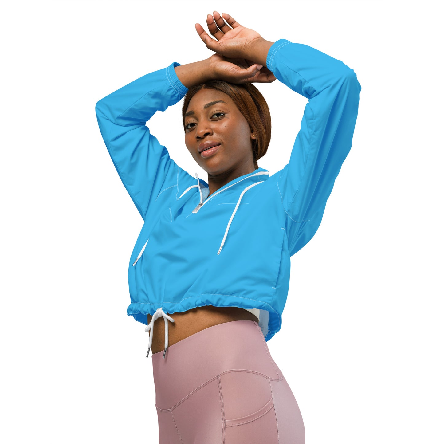 LAXUNIVERSE WINGS Deep Sky BlueWomen’s cropped windbreaker