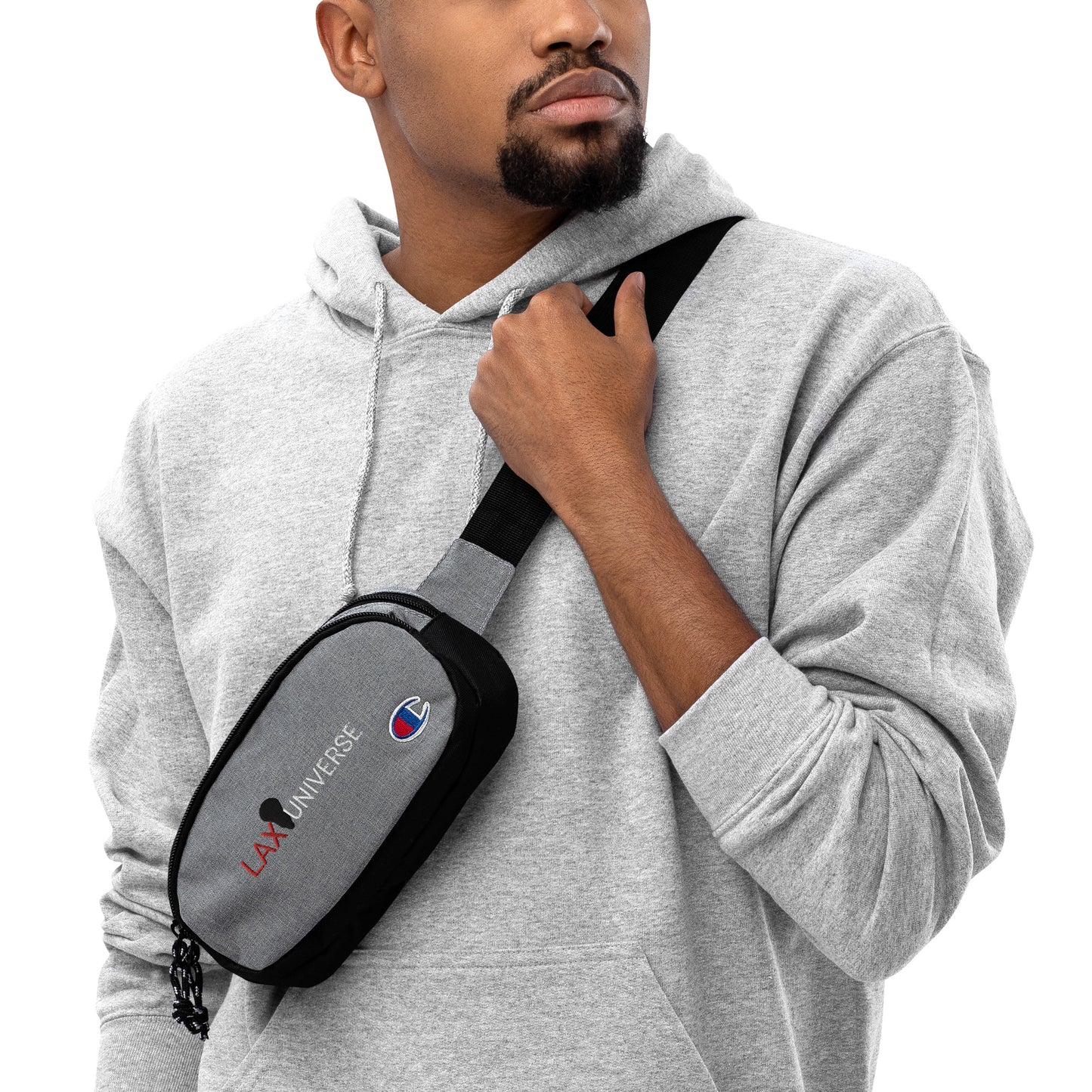 LAXUNIVERSE + Champion fanny pack