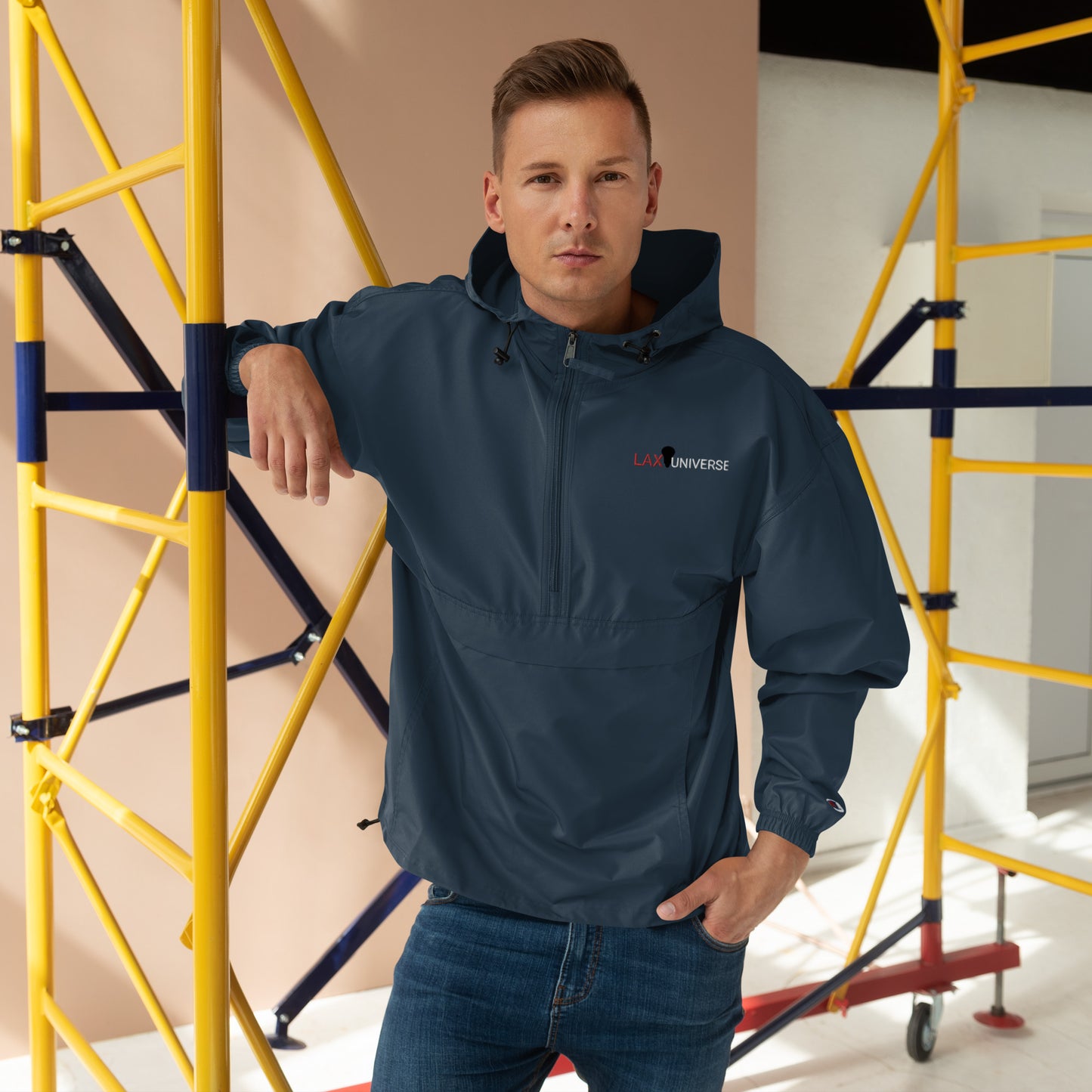 LAXUNIVERSE X Champion Packable Jacket