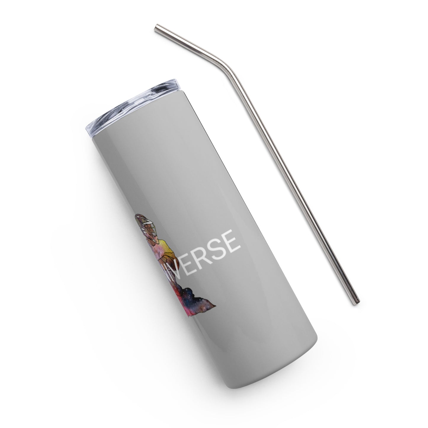 LAXUNIVERSE Stainless steel tumbler Gray