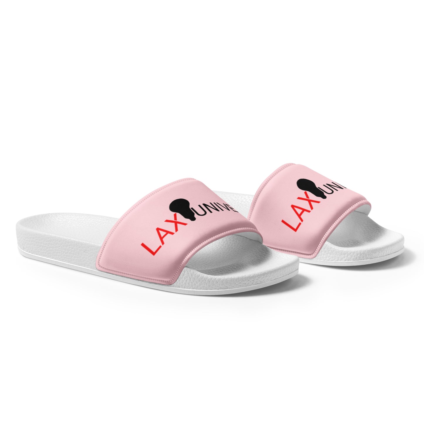 LAXUNIVERSE Pale Pink Women's slides