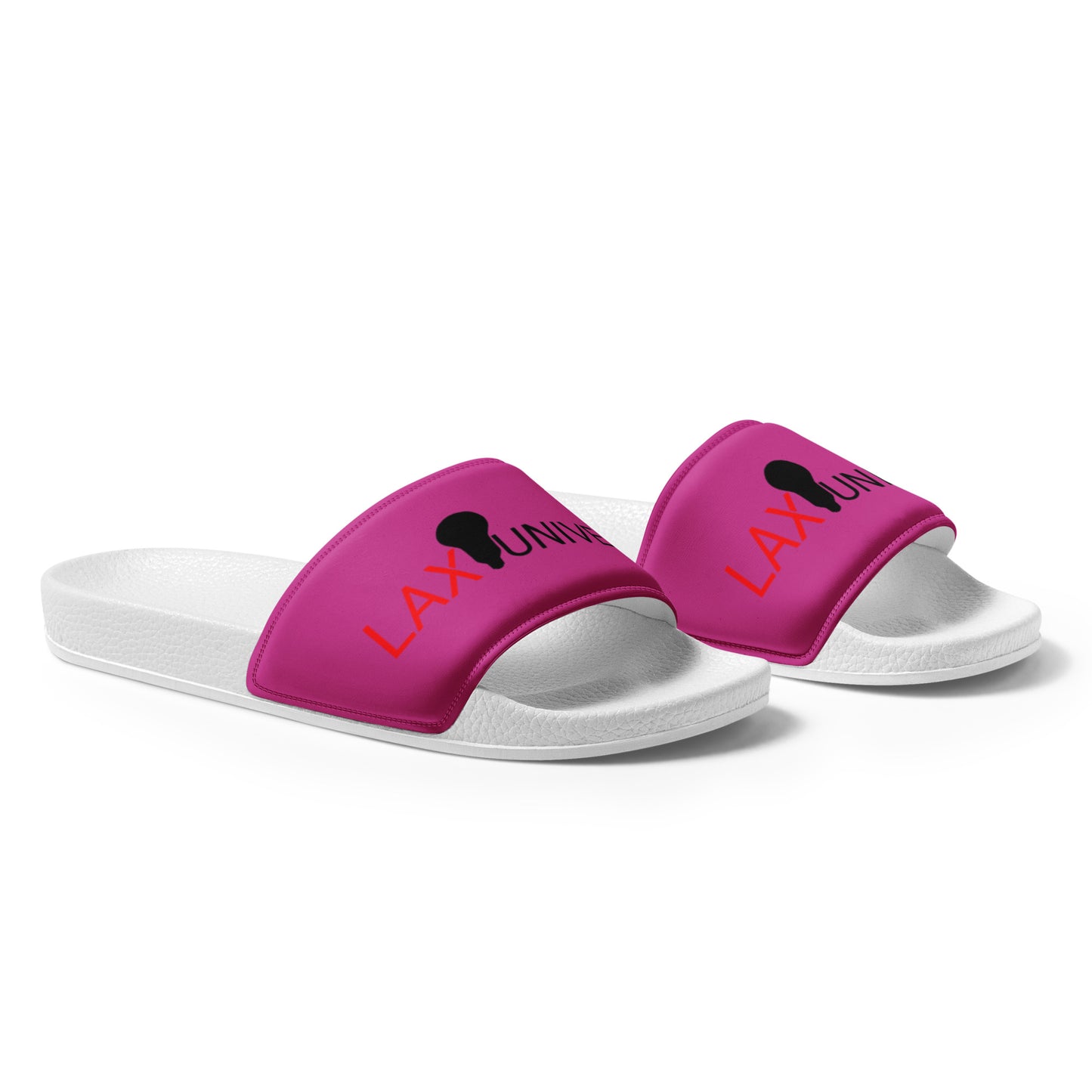 LAXUNIVERSE Medium Red Violet Women's slides