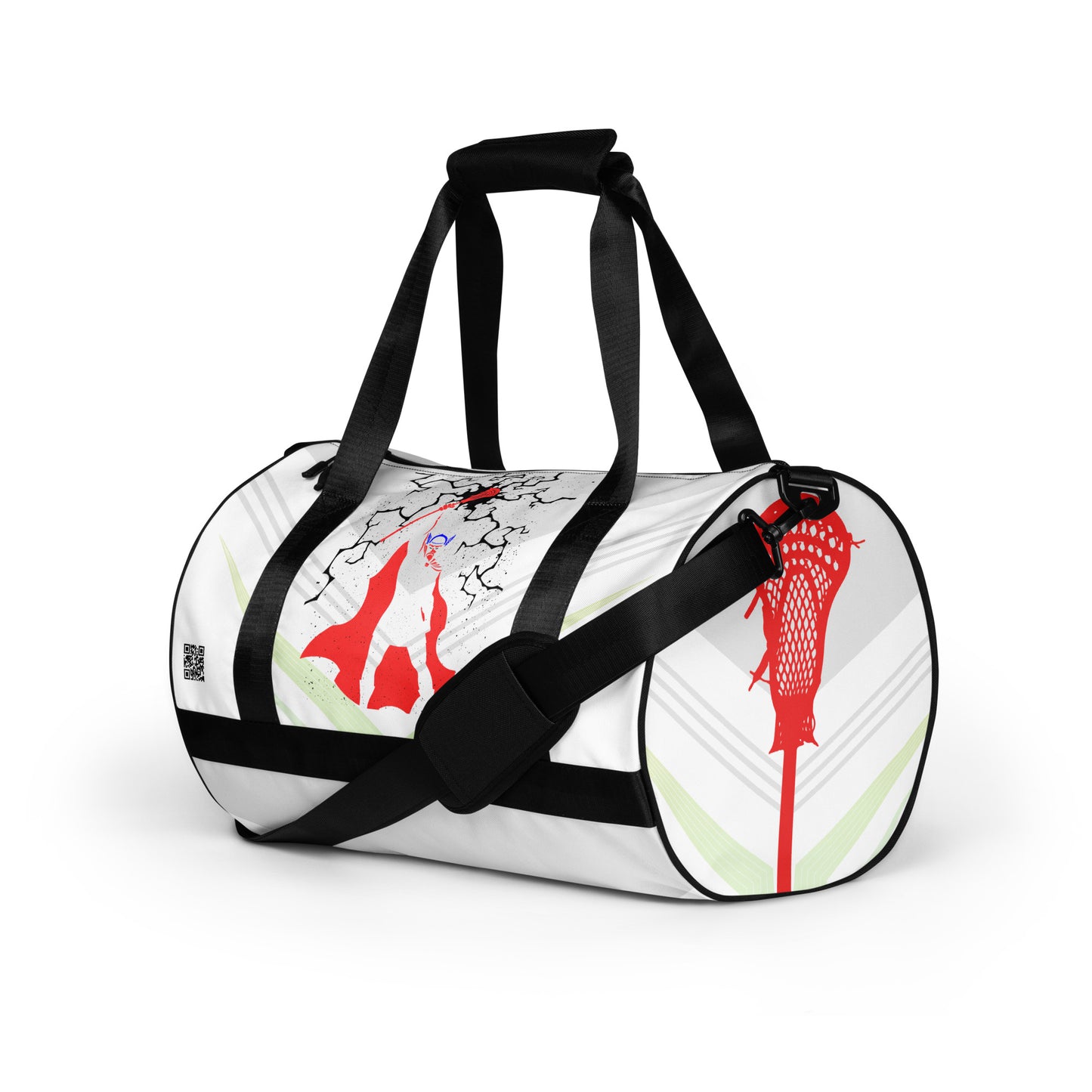 LAXUNIVERSE "Thor" White Gym Bag