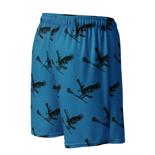 LAXUNIVERSE "Eagle" Blue mesh shorts