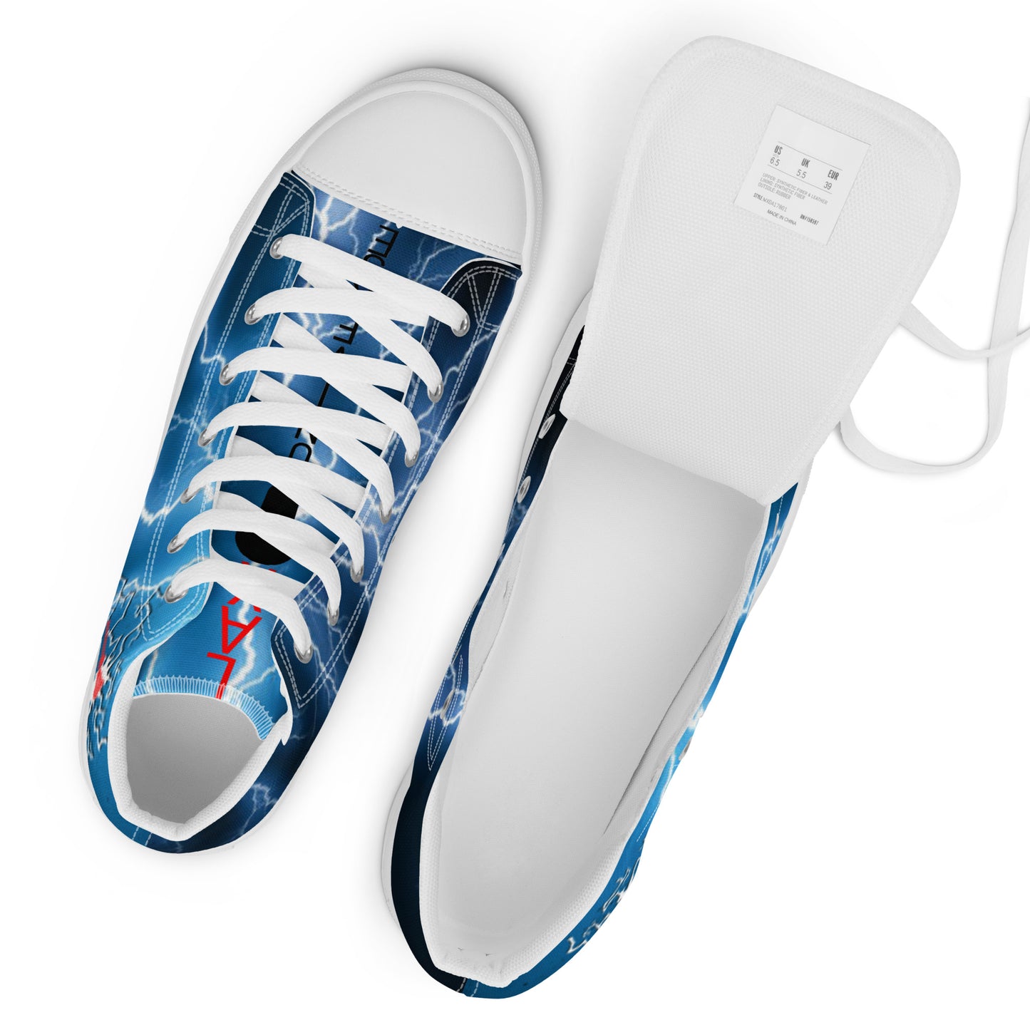 LAXUNIVERSE "Thor" Men’s high top canvas shoes