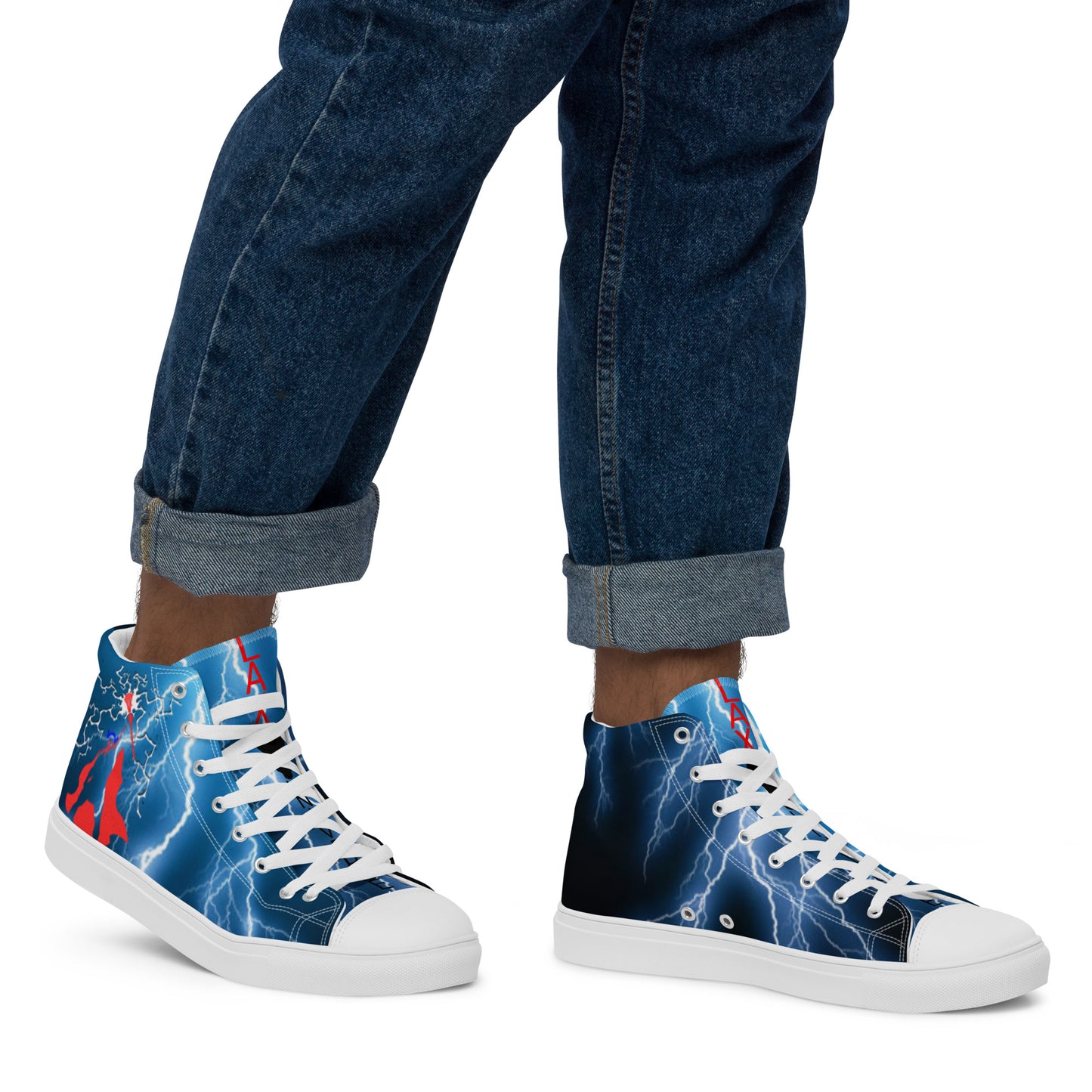 LAXUNIVERSE "Thor" Men’s high top canvas shoes