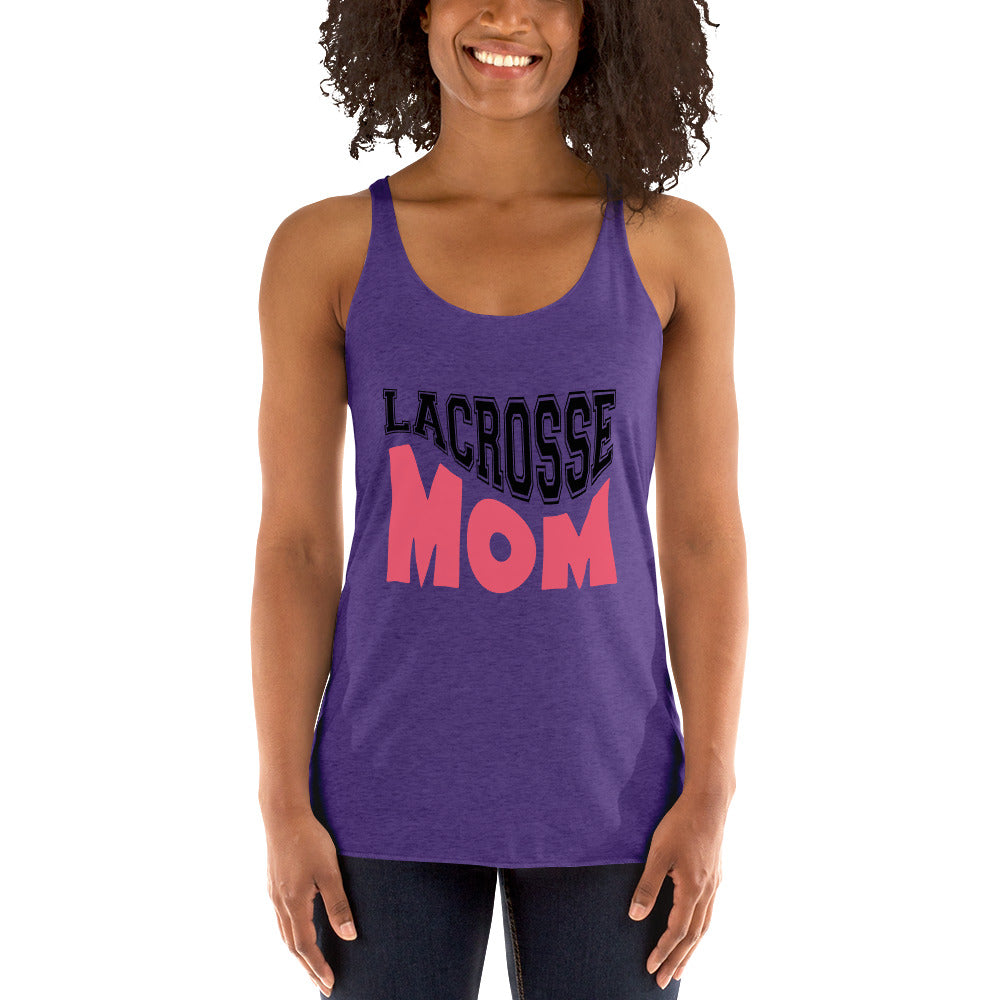 LAXUNIVERSE "LAXMom" Women's Racerback Tank