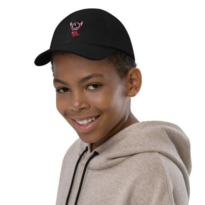 LAXUNIVERSE "Pink Monster Head" Youth baseball cap