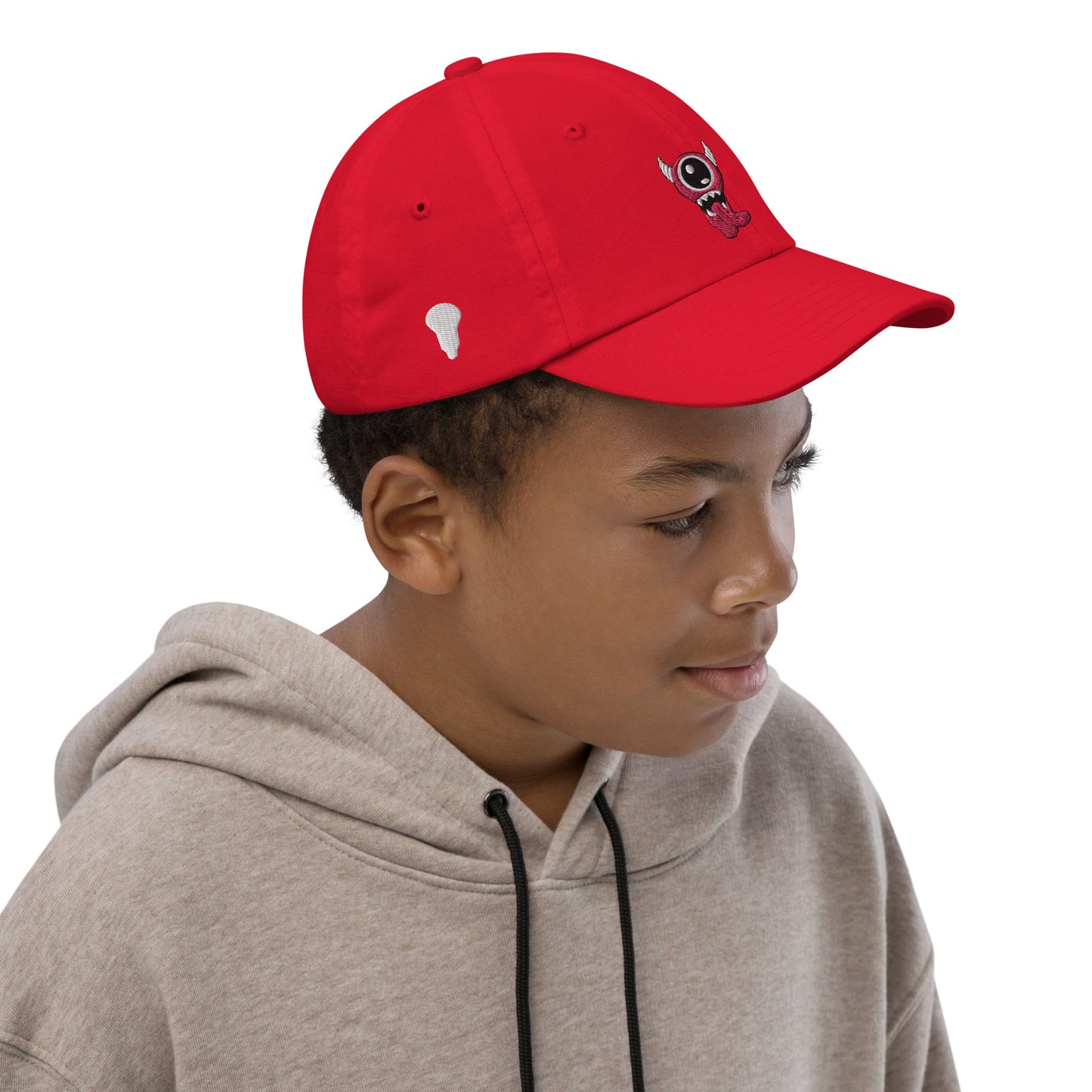 LAXUNIVERSE "Pink Monster Head" Youth baseball cap