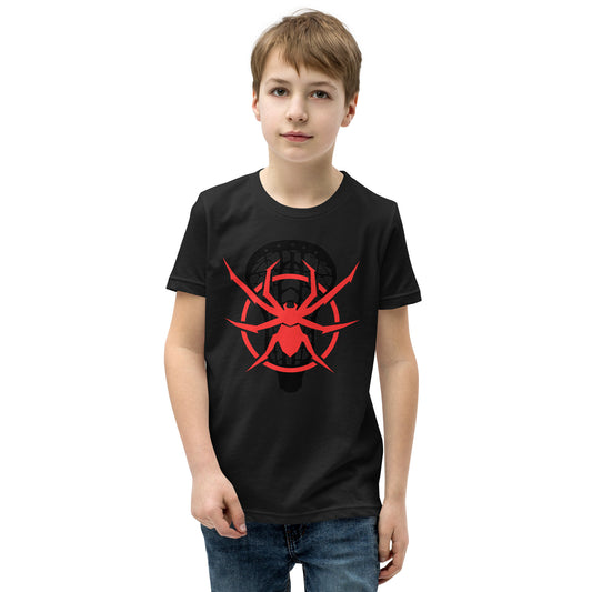 LAXUNIVERSE "Red Spider "Youth Short Sleeve T-Shirt