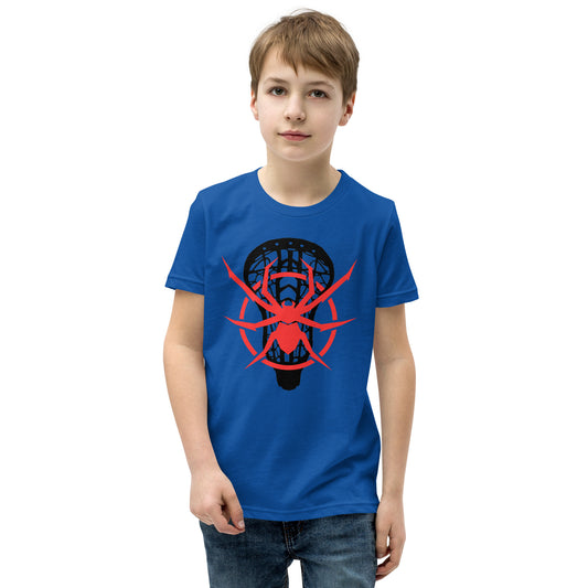 LAXUNIVERSE "Red Spider "Youth Short Sleeve T-Shirt