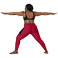 LAXUNIVERSE Carmine Crossover leggings with pockets