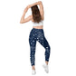 LAXUNIVERSE SPACE Crossover leggings with pockets
