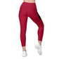 LAXUNIVERSE Carmine Crossover leggings with pockets