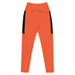 LAXUNIVERSE Outrageous Orange Crossover leggings with pockets