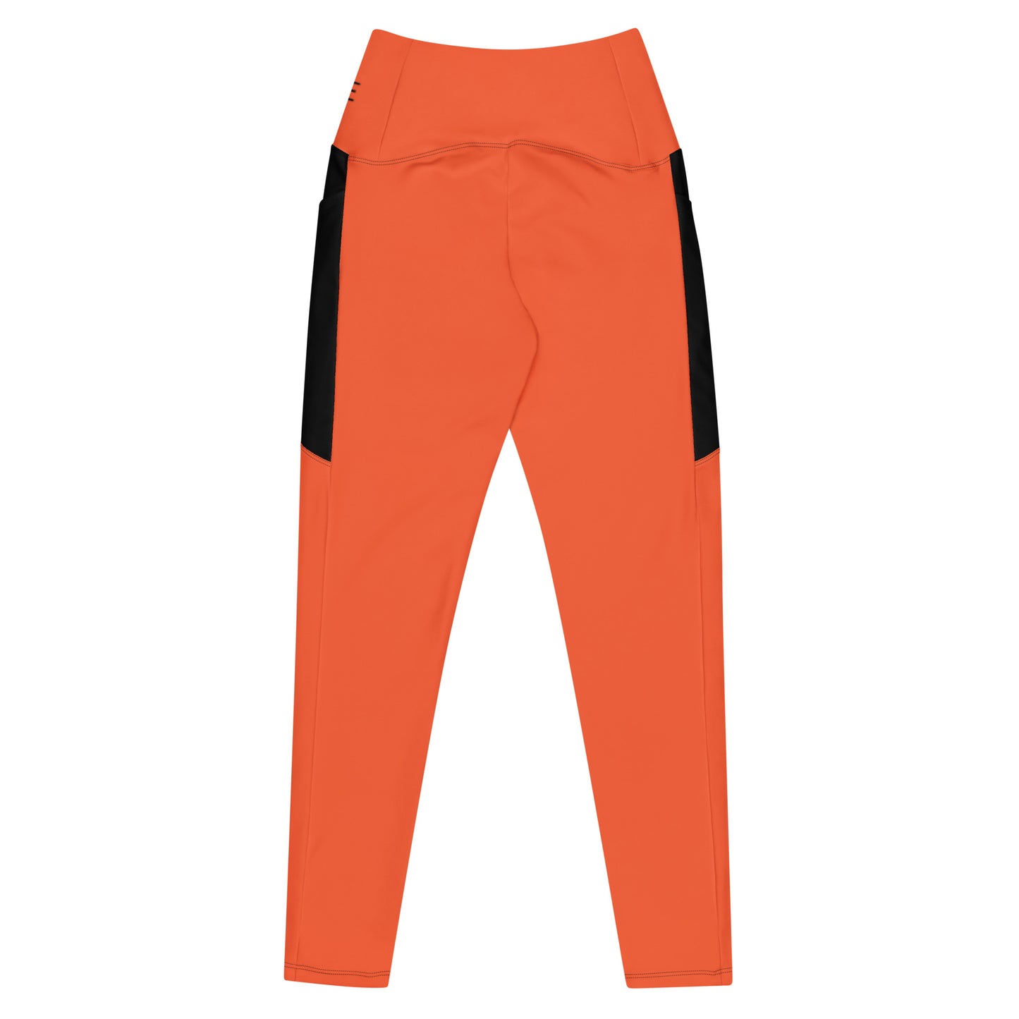 LAXUNIVERSE Outrageous Orange Crossover leggings with pockets