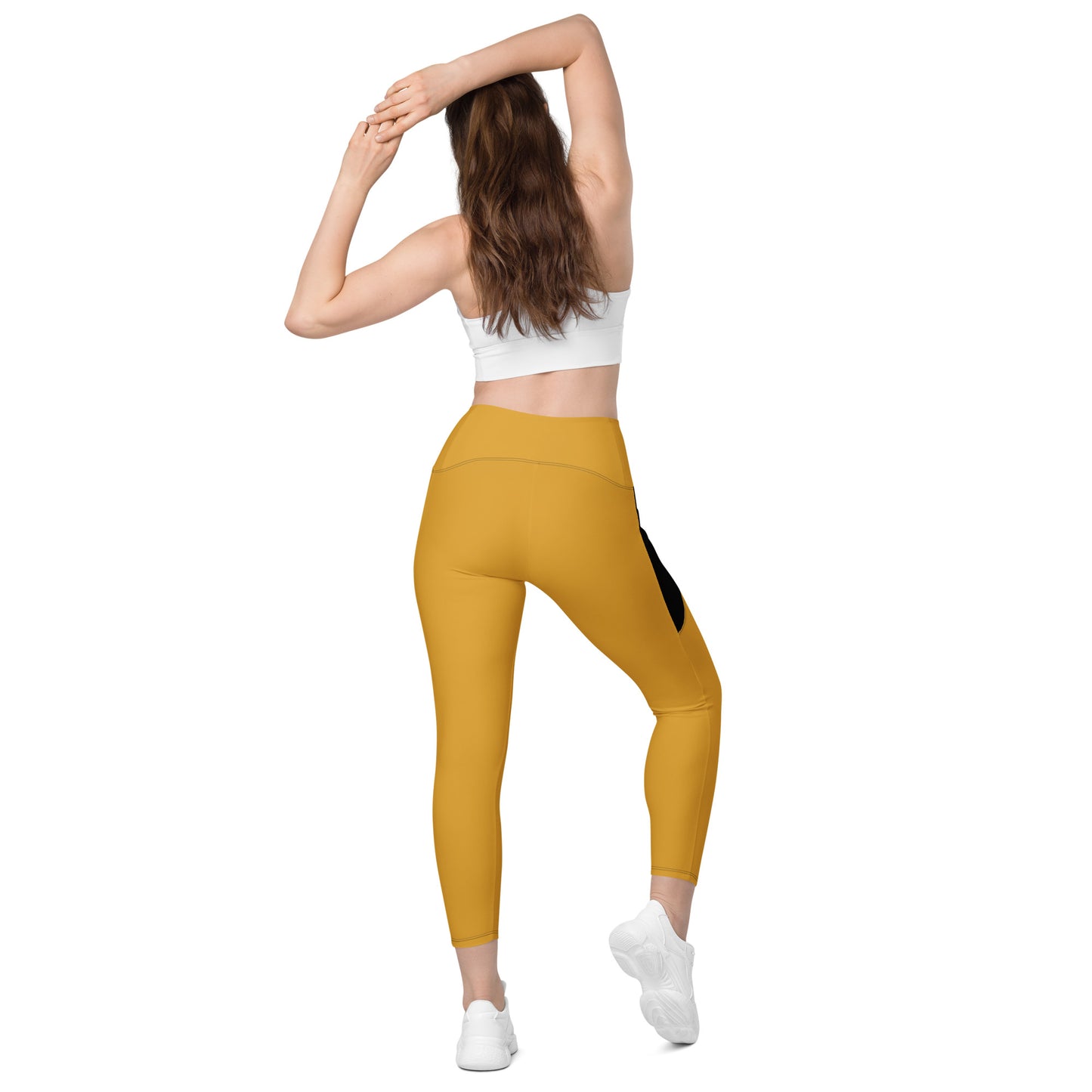 LAXUNIVERSE BUTTERCUP Crossover leggings with pockets