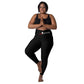 LAXUNIVERSE BLACK Crossover leggings with pockets