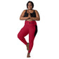 LAXUNIVERSE Carmine Crossover leggings with pockets