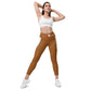 LAXUNIVERSE Rich Gold Crossover leggings with pockets