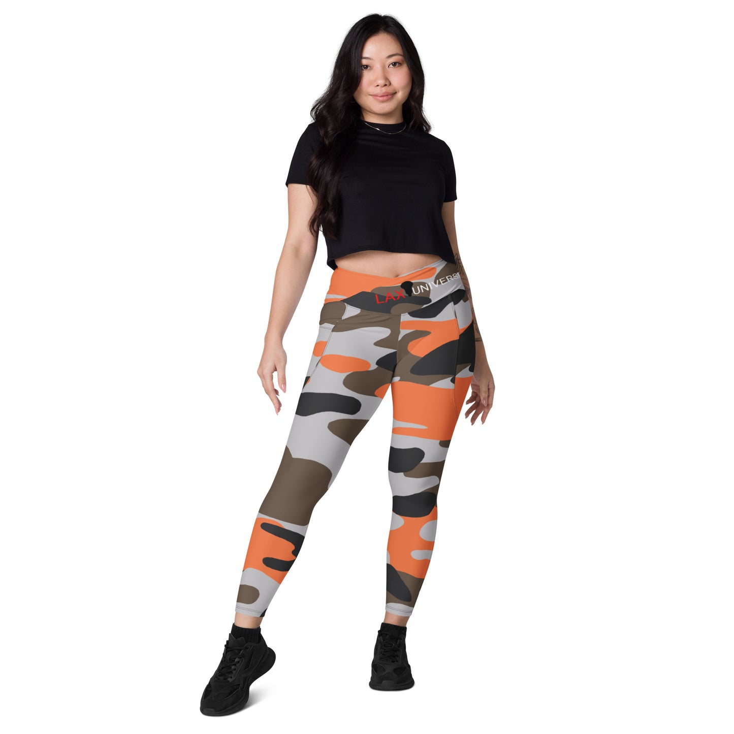 LAXUNIVERSE A1 Crossover leggings with pockets