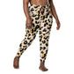 LAXUNIVERSE CHEETAH PRINT Crossover leggings with pockets