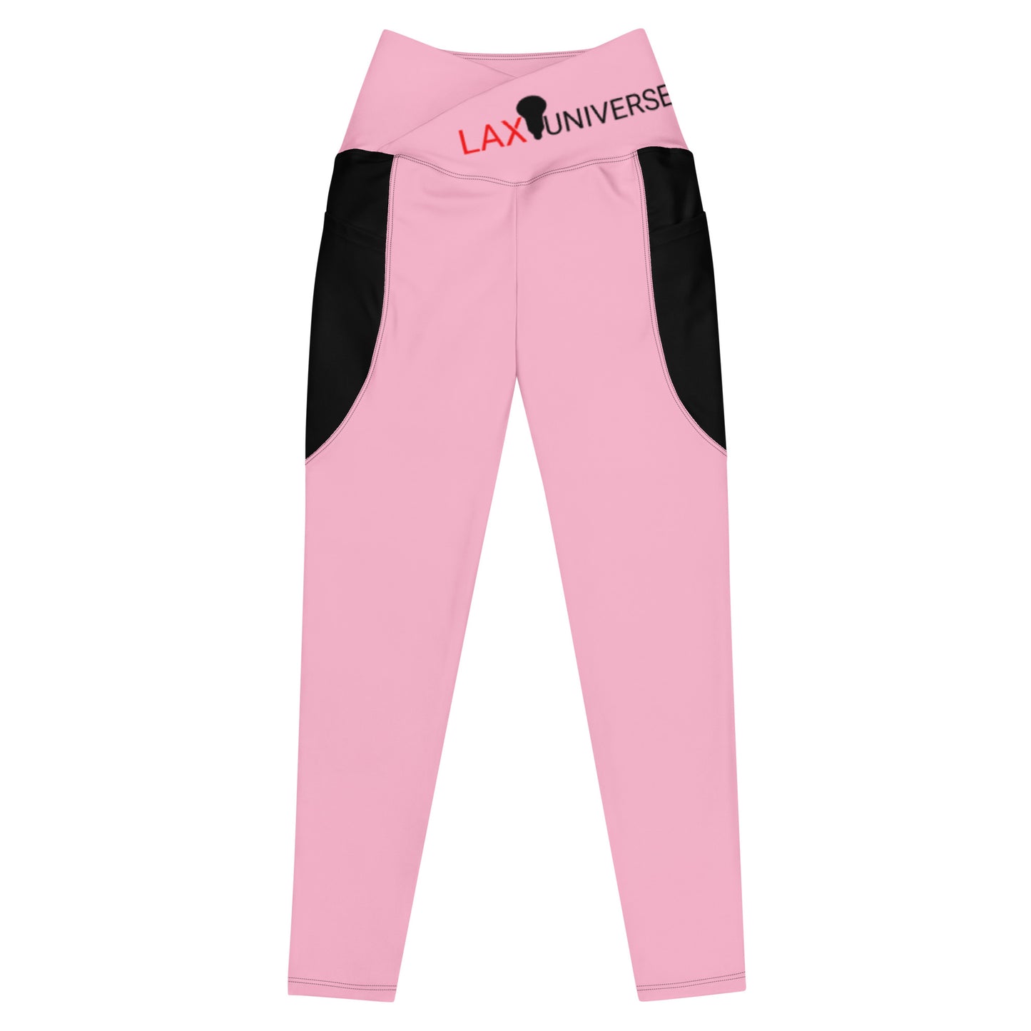 LAXUNIVERSE Cotton Candy Crossover leggings with pockets