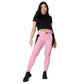 LAXUNIVERSE Cotton Candy Crossover leggings with pockets