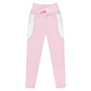 LAXUNIVERSE Pig Pink Crossover leggings with pockets