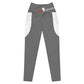 LAXUNIVERSE Grey Crossover leggings with pockets
